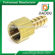 JD-2054 Latón Manguera Barb Aire combustible Gas Tubo Latón Conector rápido